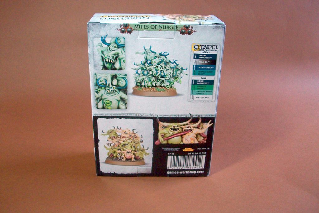 Rear view of Nurglings box