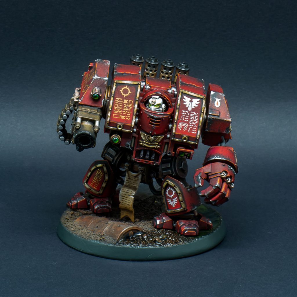 Blood angel dreadnought paint job