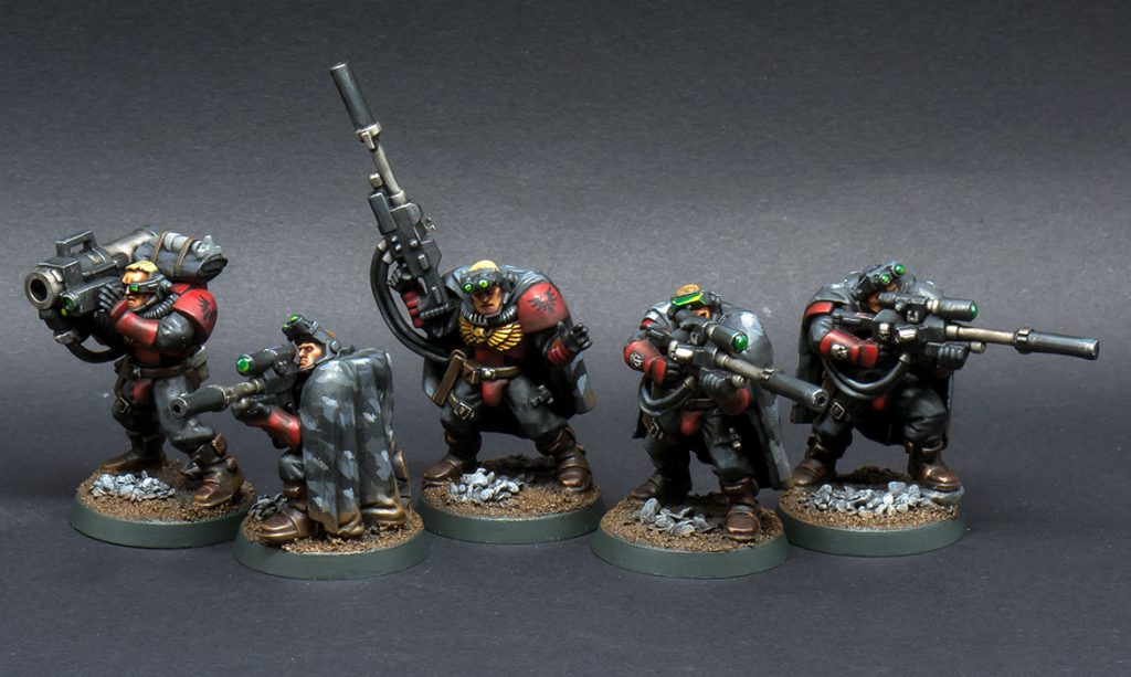 Why miniature figure painting is an art - space marine scouts