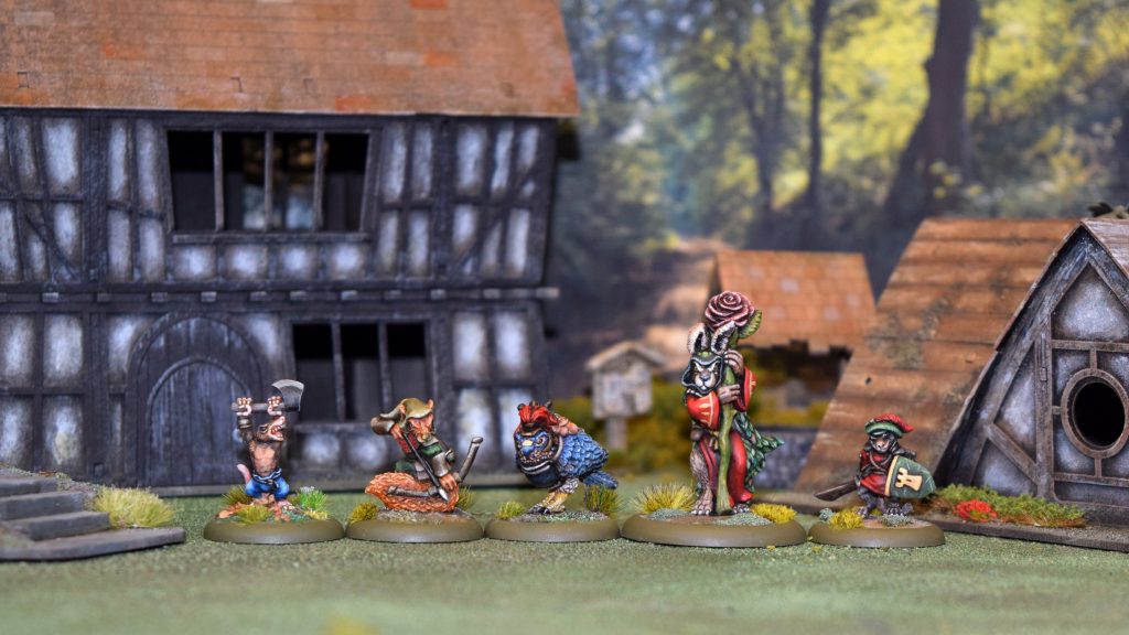 Burrows and Badgers Animal Miniatures