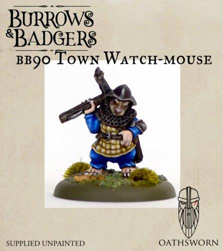 Burrows & Badgers Miniatures | town Watch Mouse