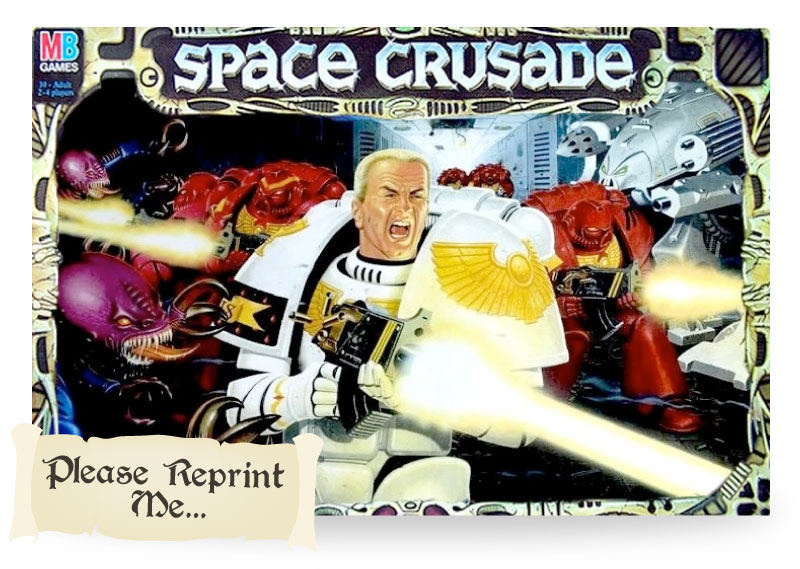 Classic Space Crusade Board game - Copyright GW, MB games