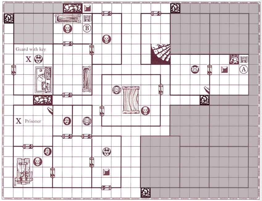 Hero Quest Example Map | make your own heroquest game