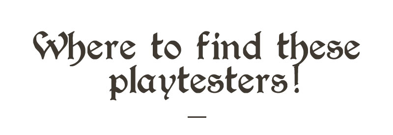 where to find beta testers for your board game - title