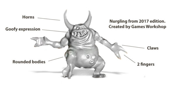 Buy single rows of plastic Nurglings (cluster) - Image 2
