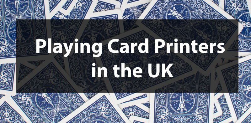 Playing card game printers based in UK