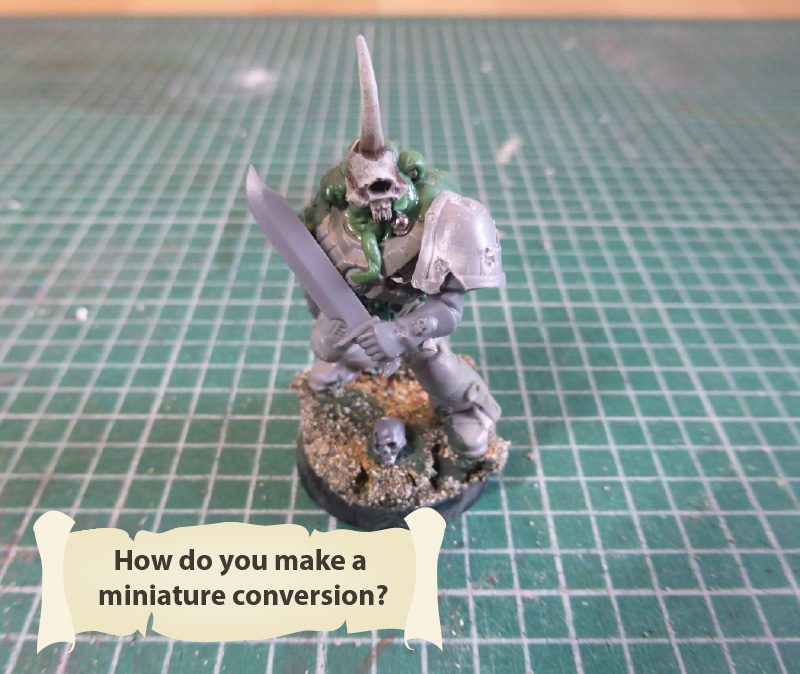 How do you make a miniature conversion? | Poxwalkler Space Marine Conversion 