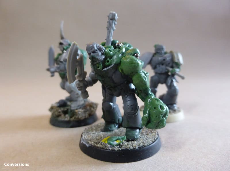 How do you make a miniature conversion | poxxed marines