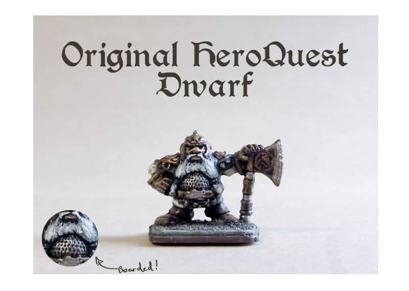 HeroQuest Dwarf - painted HQ dwarf