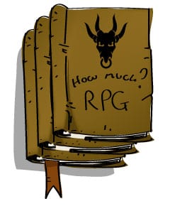 cost to make a RPG book