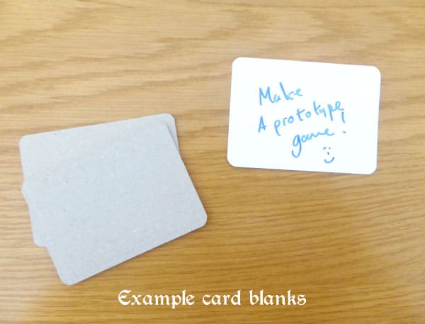 make a card game prototype