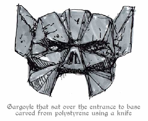 Cargoyle pen sketch